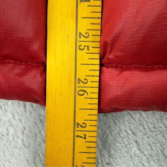 The North Face Men's Size Large 700 Goose Down Fill Puffer Vest Red/Black - Picture 9 of 15